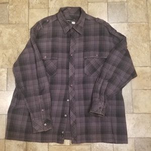 Rocawear 3XL Flannel Button Front Shirt .